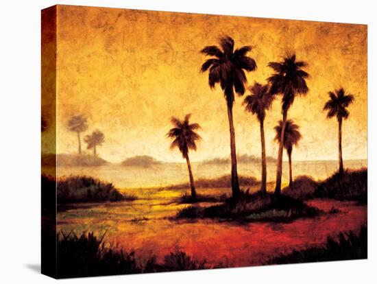 Sunset Palms I-Gregory Williams-Stretched Canvas