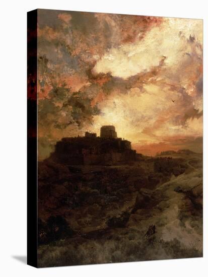 Sunset, Pueblo Del Walpe, Arizona, 1880-Thomas Moran-Premier Image Canvas