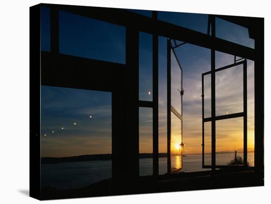 Sunset Reflected on Windows-Paul Souders-Premier Image Canvas