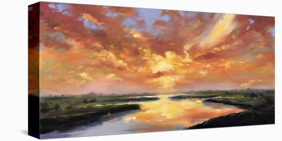 Sunset Reflection-Robert Seguin-Stretched Canvas