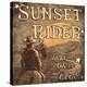 Sunset Rider-Janet Kruskamp-Stretched Canvas