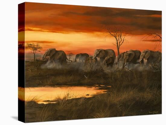 Sunset River Crossing-Trevor V. Swanson-Premier Image Canvas