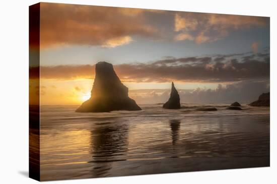 Sunset Sea Stacks-Danny Head-Premier Image Canvas