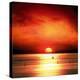 Sunset Sea-Jurek Nems-Stretched Canvas