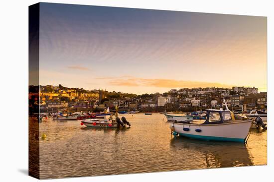 Sunset, St. Ives, Cornwall, England, United Kingdom, Europe-Kav Dadfar-Premier Image Canvas