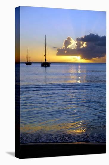 Sunset, St. Kitts and Nevis, Leeward Islands, West Indies, Caribbean, Central America-Robert Harding-Premier Image Canvas
