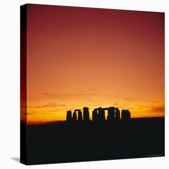 Sunset, Stonehenge, Wiltshire, England, UK, Europe-Roy Rainford-Premier Image Canvas