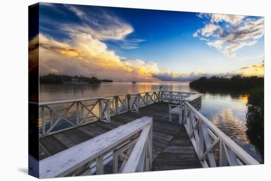 Sunset to Relax, La Parguera, Puerto Rico-George Oze-Premier Image Canvas