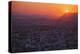 Sunset View over the Cityscape of Alicante Looking Towards Sierra De Fontcalent-Cahir Davitt-Premier Image Canvas