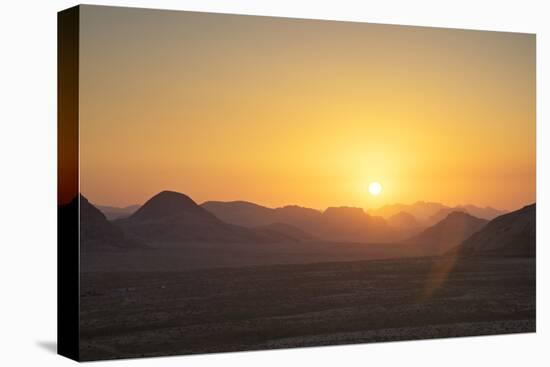 Sunset, Wadi Rum, Jordan, Middle East-Neil Farrin-Premier Image Canvas