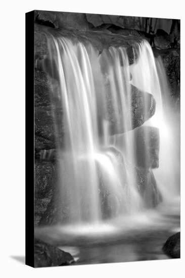 Sunset Waterfall II BW-Douglas Taylor-Stretched Canvas