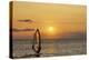 Sunset, Windsurfing, Ocean, Maui, Hawaii, USA-Gerry Reynolds-Premier Image Canvas