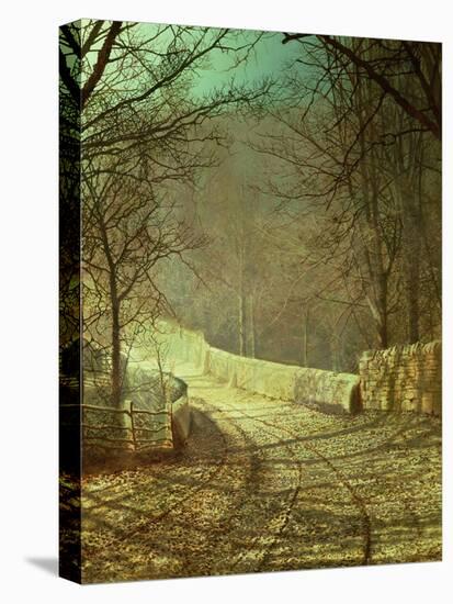 Sunshine Through Winter Trees-John Atkinson Grimshaw-Premier Image Canvas