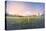 Super Wide Angle View of Golf Ball on Tee with Desert Fairway and Stunning Arizona Sunset in Backgr-BCFC-Premier Image Canvas