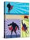 Superhero Banners-Malchev-Stretched Canvas
