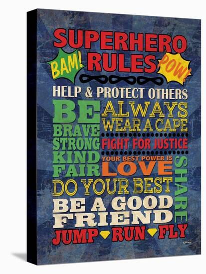 Superhero Rules-N Harbick-Stretched Canvas