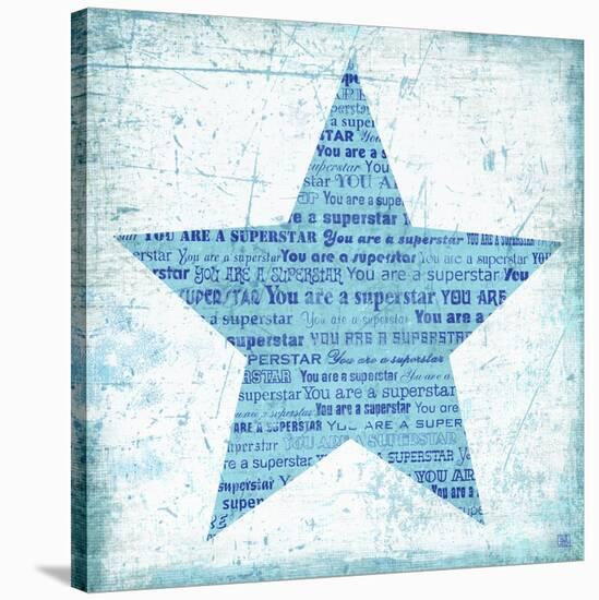 Superstar Blue-Suzanna Anna-Stretched Canvas