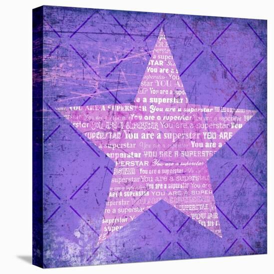 Superstar Purple-Suzanna Anna-Stretched Canvas