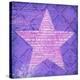 Superstar Purple-Suzanna Anna-Stretched Canvas