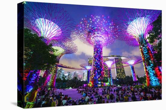 Supertree Grove in the Gardens by the Bay, a Futuristic Botanical Gardens and Park-Fraser Hall-Premier Image Canvas