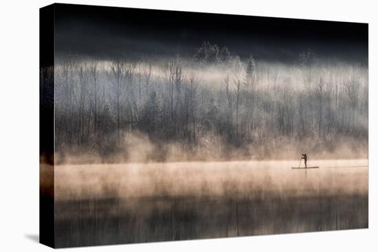 Suping on Bohinj Lake-Miha Pavlin-Premier Image Canvas