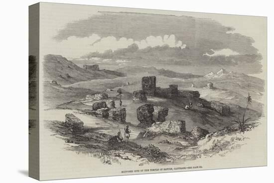 Supposed Site of the Temple of Saturn, Carthage-null-Premier Image Canvas