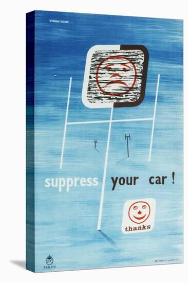 Suppress Your Car!-Steuart Silvey-Stretched Canvas