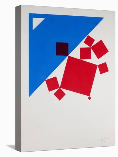 Suprematist Bachus and Ariadne after Titian in Silkscreen, 2018 (Silkscreen)-Guilherme Pontes-Premier Image Canvas