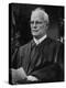 Supreme Court Justice Harold H. Burton Attending Commencement Ceremony at William and Mary College-null-Premier Image Canvas