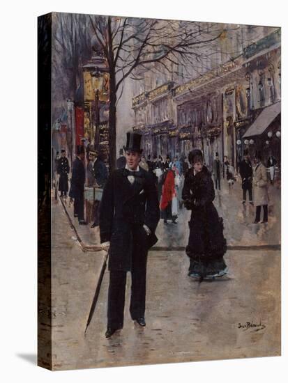 Sur le boulevard-Jean Béraud-Premier Image Canvas