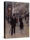 Sur le boulevard-Jean Béraud-Premier Image Canvas