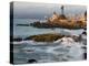 Surf at Playa Los Artistas, Wulff Castel and Resort Hotels, Vina Del Mar, Chile-Scott T^ Smith-Premier Image Canvas