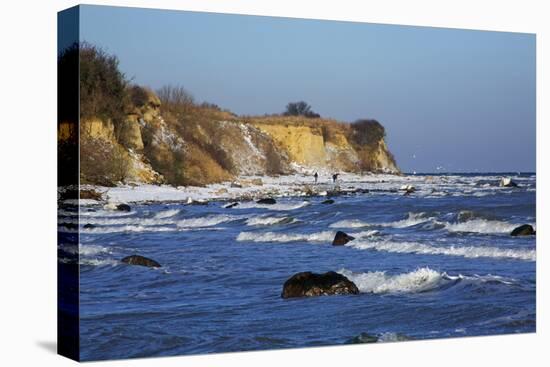 Surf at the Baltic Sea Steep Coast Near Boltenhagen-Uwe Steffens-Premier Image Canvas