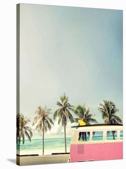 Surf Bus Pink-Design Fabrikken-Premier Image Canvas
