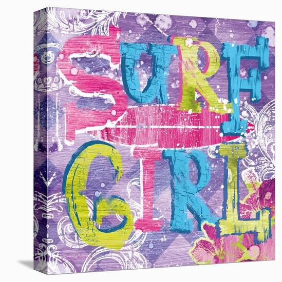 Surf Girl-Joan Coleman-Stretched Canvas