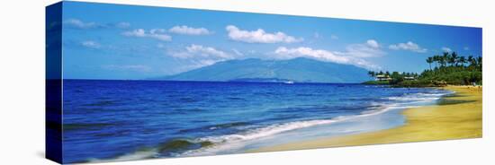 Surf on the Beach, Kapalua Beach, Maui, Hawaii, USA-null-Stretched Canvas