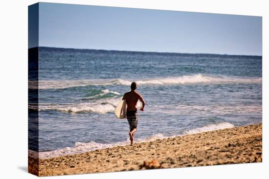 Surfer Boca Raton Florida-null-Stretched Canvas