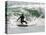 Surfer Goes Right at Tamarack Surf Beach, Carlsbad, California, USA-Nancy & Steve Ross-Premier Image Canvas