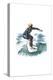 Surfer - Icon-Lantern Press-Stretched Canvas