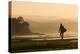 Surfer In Santa Cruz, CA-Justin Bailie-Premier Image Canvas