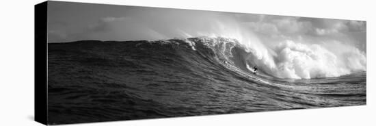 Surfer in the Sea, Maui, Hawaii, USA-null-Premier Image Canvas