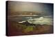 Surfer on a Waverunner in the Water at Hookipa Beach in Maui with the West Maui Mountains-pdb1-Premier Image Canvas