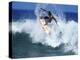 Surfer Riding a Wave-null-Premier Image Canvas