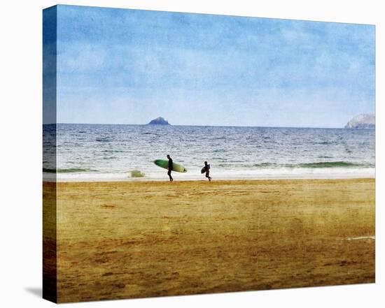 Surfing Away-Pete Kelly-Stretched Canvas