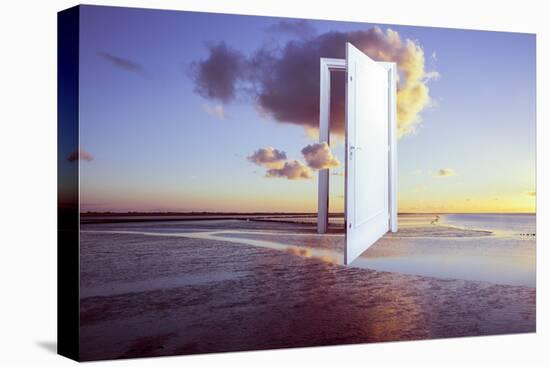 surrealistic door to freedom-Melanie Lemahieu-Stretched Canvas