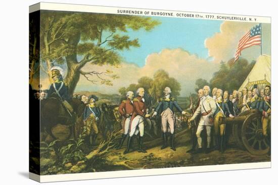 Surrender of Burgoyne, Revolutionary War-null-Stretched Canvas