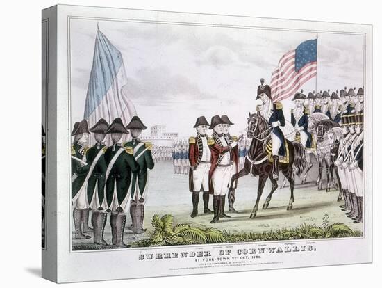 Surrender of Cornwallis, Yorktown, Virginia, 1781-null-Premier Image Canvas