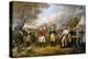 Surrender of General Burgoyne-John Trumbull-Stretched Canvas