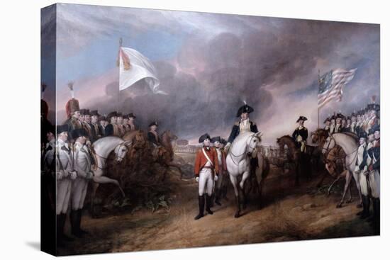 Surrender of General Lord Cornwallis at Yorktown, 19 October 1781, Painted 1820.-John Trumbull-Premier Image Canvas