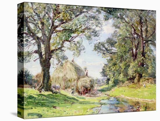 Surrey Landscape-Edmund George Warren-Premier Image Canvas